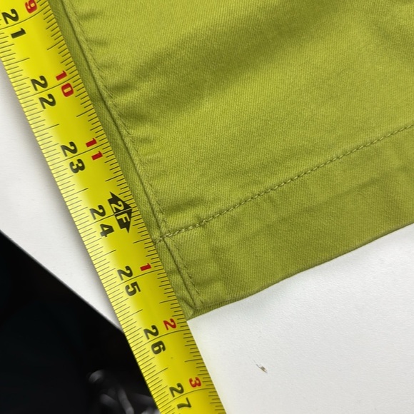 delias Dolls Kill Lime Green Cropped Cargo pants size Medium - Picture 10 of 11